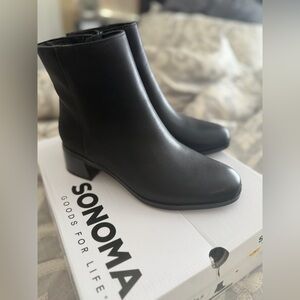 Women’s black ankle boots